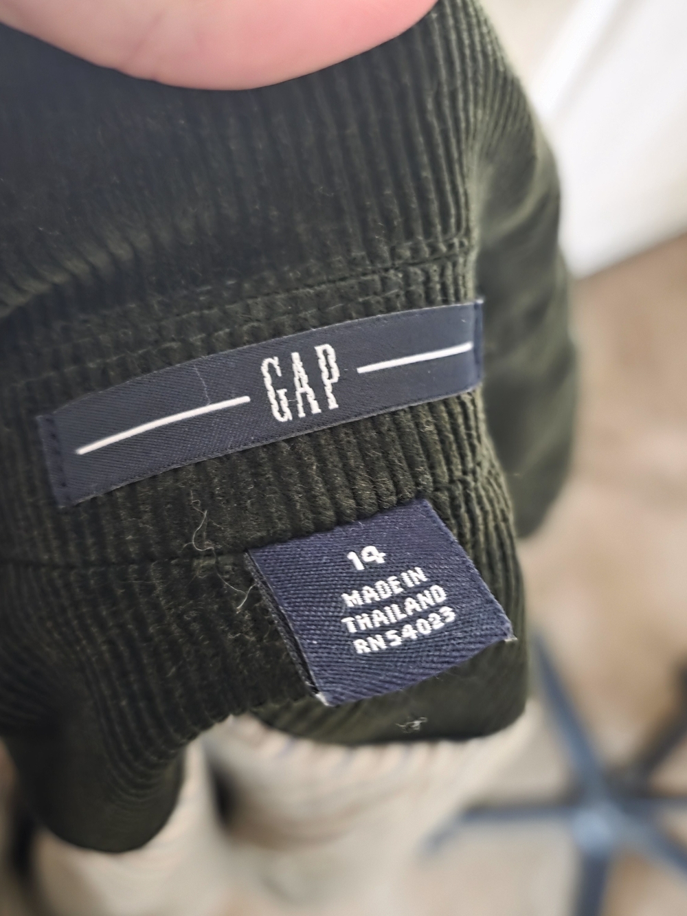 GAP Forest Green Corduroy Blazer - Picture 5 of 5